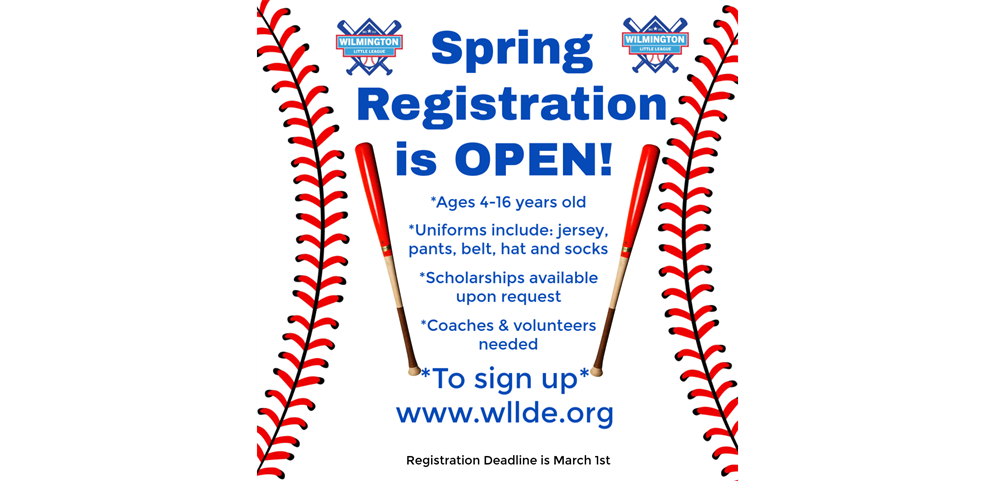 Spring Registration is Open